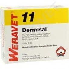 Dermisal Homeopathic Ampoules and Drops for Animals